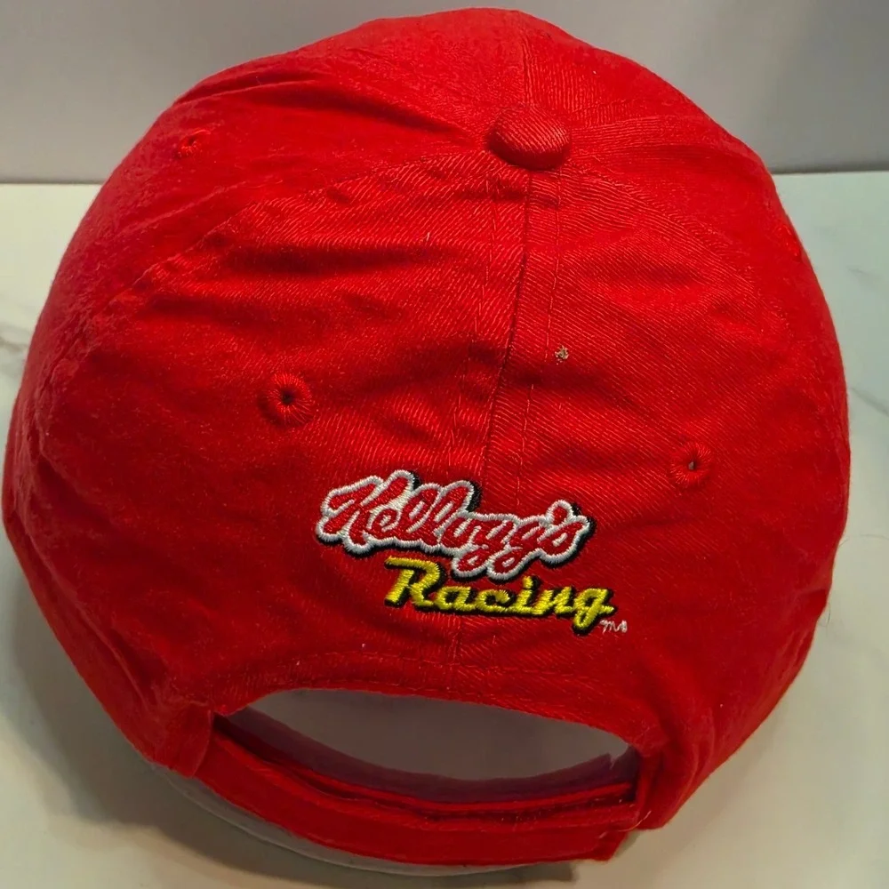 Kellogg's Racing Jeff Gordon 24 NASCAR Hat Red Navy Blue Adjustable Cap 2008